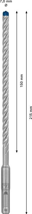 Produktbild Bosch Professional Zubehör EXPERT SDS plus-7X Hammerbohrer, 7 x 150 x 215 mm (7 mm)
