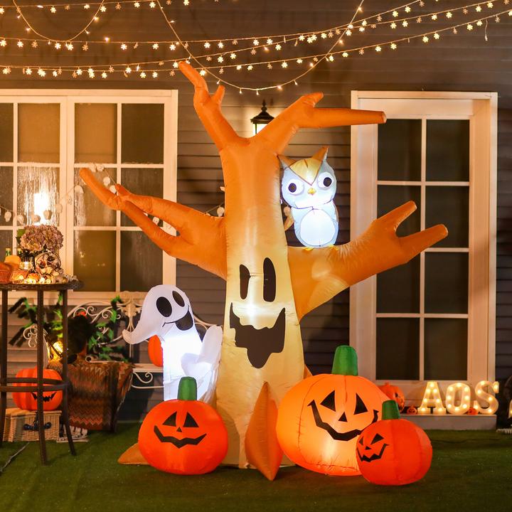 Image du produit Homcom Arbre hanté d'Halloween avec éclairage