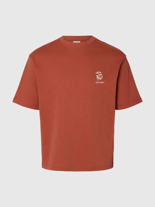 Actual product image Selected Homme Loose Fit Print T-Shirt (XL)