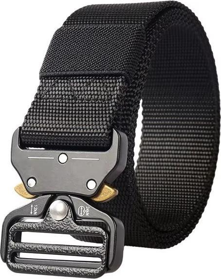 Produktbild Swissdetector Verstellbarer taktischer Gürtel - Militärstil - Quick Release - Schwarz