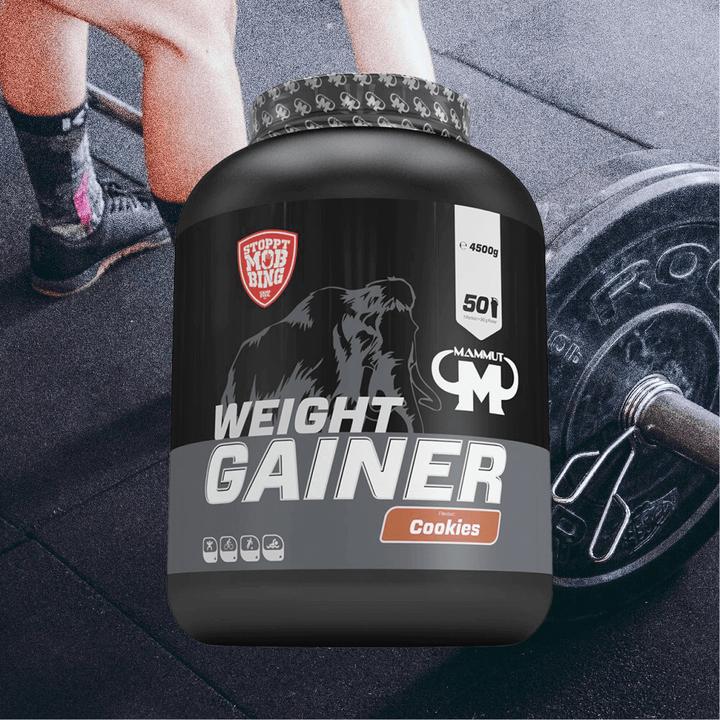 Immagine prodotto Best Body Nutrition Il miglior prodotto per il corpo Mammut Weight Gainer Crash 5000, barattolo da 4500 g (Biscotti, 1 pz., 4500 g)