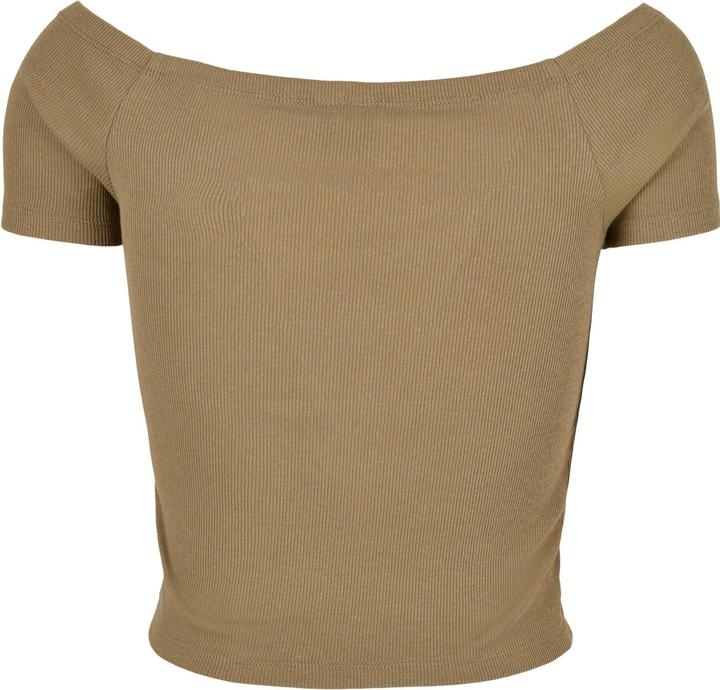 Produktbild Urban Classics Ladies Off Shoulder Rib Tee (S)