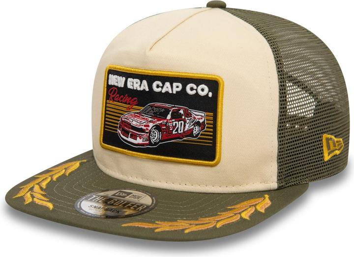 New Era Golfer Mesh Snapback Cap - MOTORSPORT oliv - S/M (S/M)