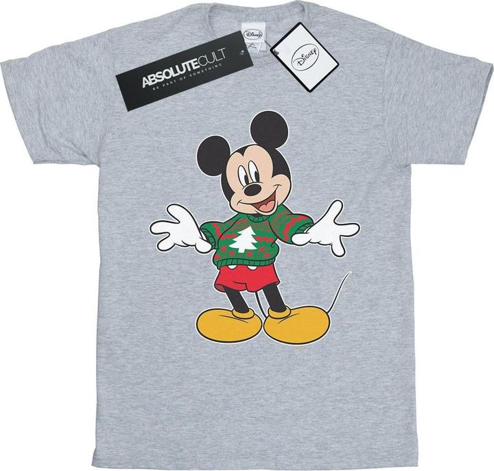 Produktbild Disney Mickey Mouse Christmas Jumper Stroke TShirt (S)