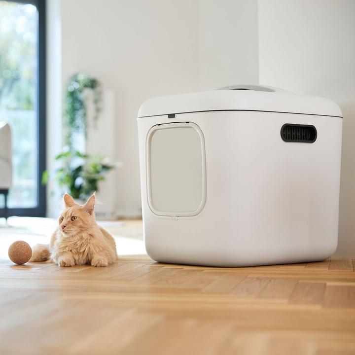 Actual product image Rotho BIALA XL cat litter tray (Cat litter box closed)