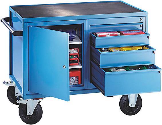 Immagine prodotto eurokraft pro Carrello di montaggio, carico massimo 500 kg (500 kg)