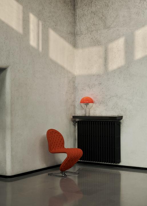 Immagine prodotto Verpan Lampada da tavolo a filo Ø40 Cromo/Arancione (E27)