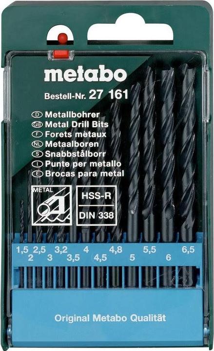 Image du produit Metabo HSSRCassette de perçage en partie (1,5 mm - 6,5 mm)