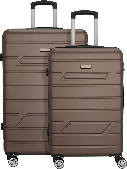 Nowi Bergamo 4 Rollen Kofferset 2-teilig (158 l, XL (ab 115l))