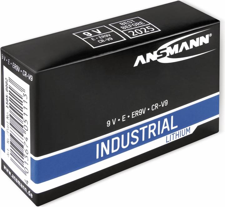 Image du produit Ansmann Pile bloc 9 V Lithium Lit (5 pcs, 9V Block, 1200 mAh)