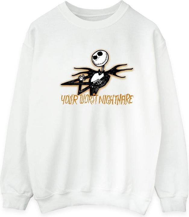 Actual product image The Nightmare Before Christmas Mens Your Worst Nightmare Sweatshirt (S)