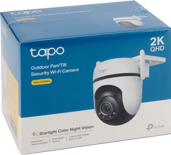 Produktbild TP-Link Tapo C520WS 4MP 360° Outdoor Kamera MicroSD (2560 x 1440 Pixels)