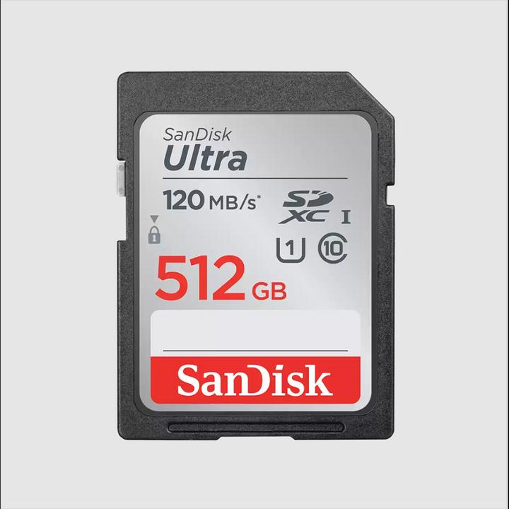 Immagine prodotto SanDisk Ultra (512 GB, SDXC, U1, UHS-I)