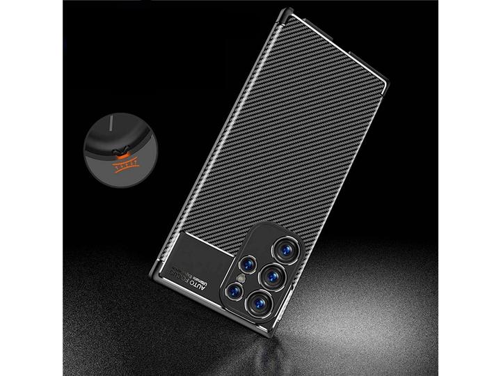 Immagine prodotto Screenguard Custodia TPU Carbon Design (Samsung Galaxy S23 Ultra)
