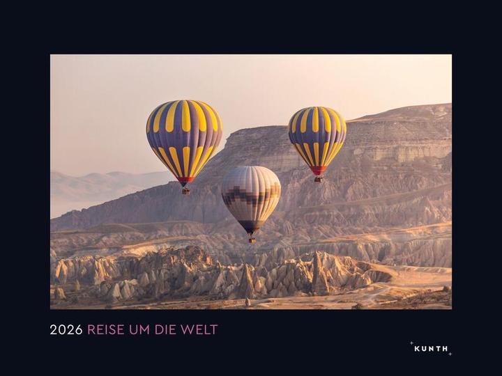 Actual product image Reise um die Welt - Wandkalender 2026 (60 x 45 cm, Hardcover, German)