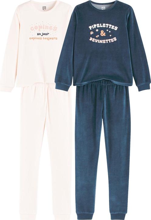 La Redoute Collections 2er-Pack Pyjamas mit Message-Print (128)