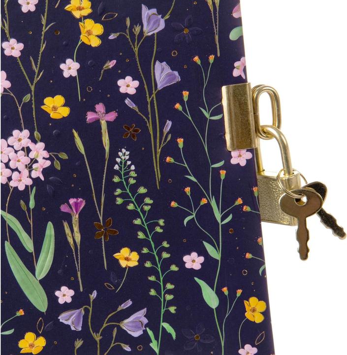 Actual product image Goldbuch Diary 16,5x16,5cm Meadow Miracles Blue (16.5 x 16.5 cm, Plain, Hardcover)