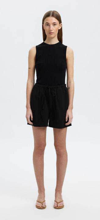 Image du produit Selected Femme Mid Waist Shorts aus Leinengemisch (38)