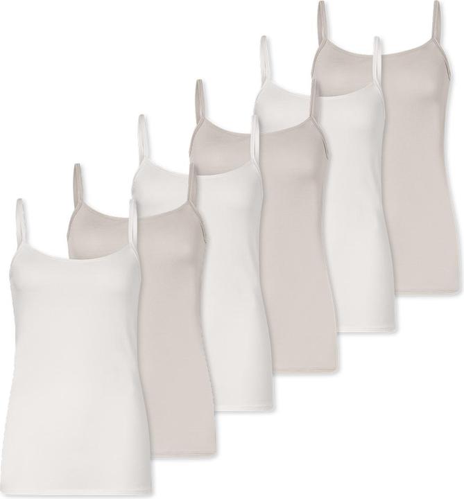 Produktbild Schiesser 6er Pack Modal Essentials Spaghetti Top (46, 3XL)