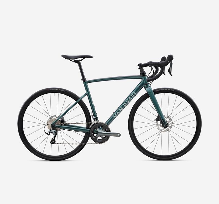 Actual product image Van rysel Road bike Endurance NCR AF Shimano Tiagra 2×10 green