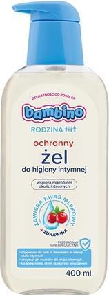 Bambino Family protection gel for intimate hygiene, hyperfine, with cranberry, 400 ml (400 ml, Intimate gel)
