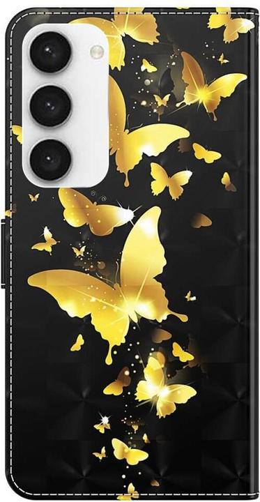 Immagine prodotto Cover-Discount Custodia farfalla effetto glitter oro (Samsung Galaxy S24)