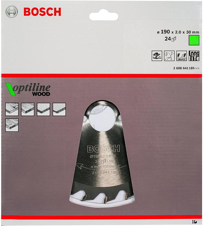 Produktbild Bosch Professional Zubehör PRO Wood Kreissägeblatt, 190 x 2 x 30 mm