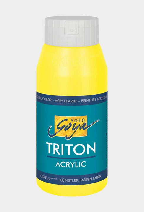 Actual product image Solo Goya Triton Acrylic (Fluorescent Yellow, 750 ml)