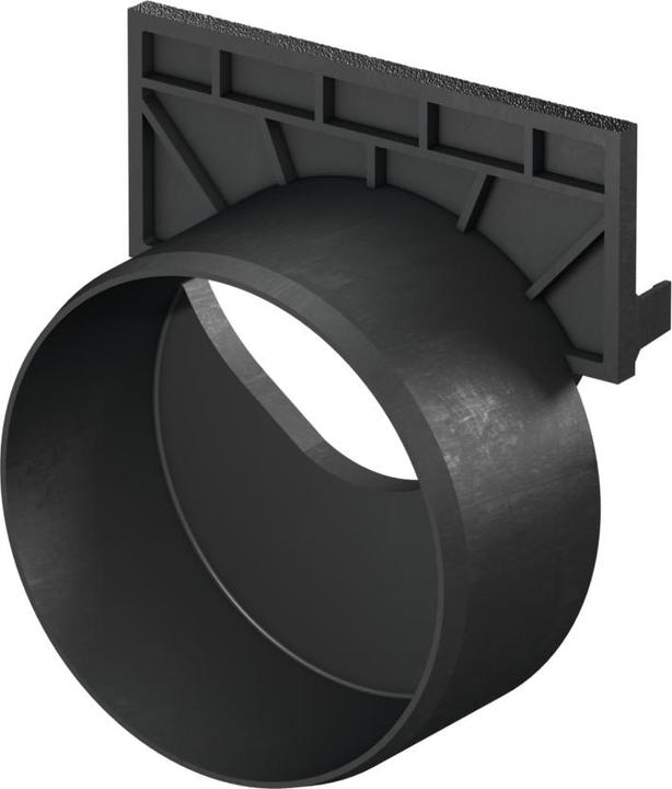 ACO Achterwand voor buitengoot Hexaline met buisaansluiting