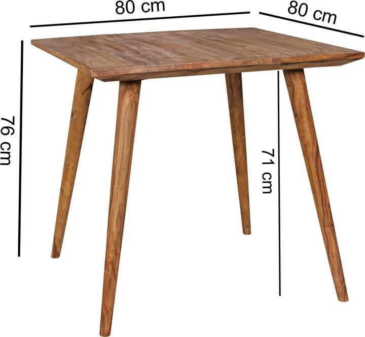 Image du produit Wohnling Repa (80 x 80 x 76 cm)