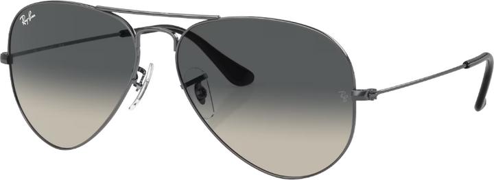 Actual product image Ray Ban AVIATOR LARGE METAL RB3025 grey on gunmetal L