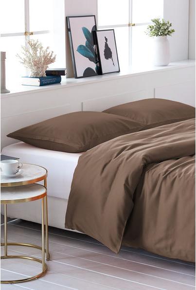Actual product image Living Home Uni satin (Bedding set, 240 x 240 cm, 65 x 100 cm)