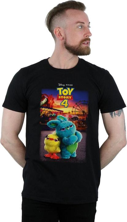 Immagine prodotto Disney Toy Story 4 Ducky And Bunny Poster Maglietta Uomo (XL)