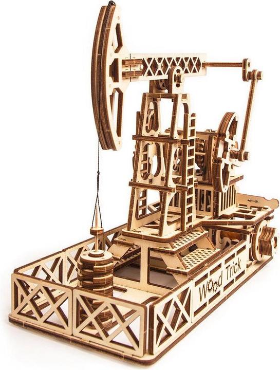Immagine prodotto Wood Trick Impianto di produzione del petrolio - Trivella petrolifera - Kit di costruzione in legno 3D