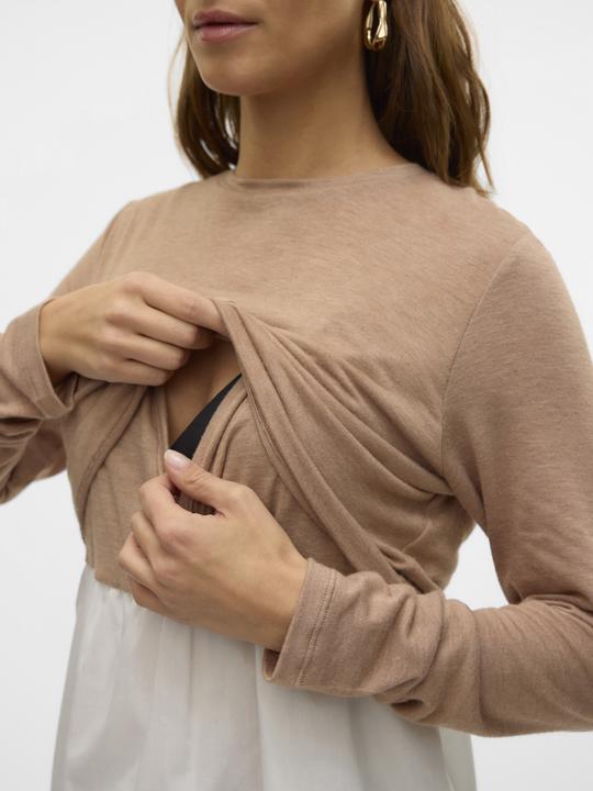 Image du produit Mamalicious Coupe normale Top col rond Blouse (S)