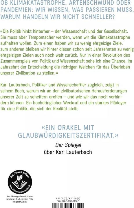 Actual product image Bevor es zu spät ist (German, Karl Lauterbach, 2022)