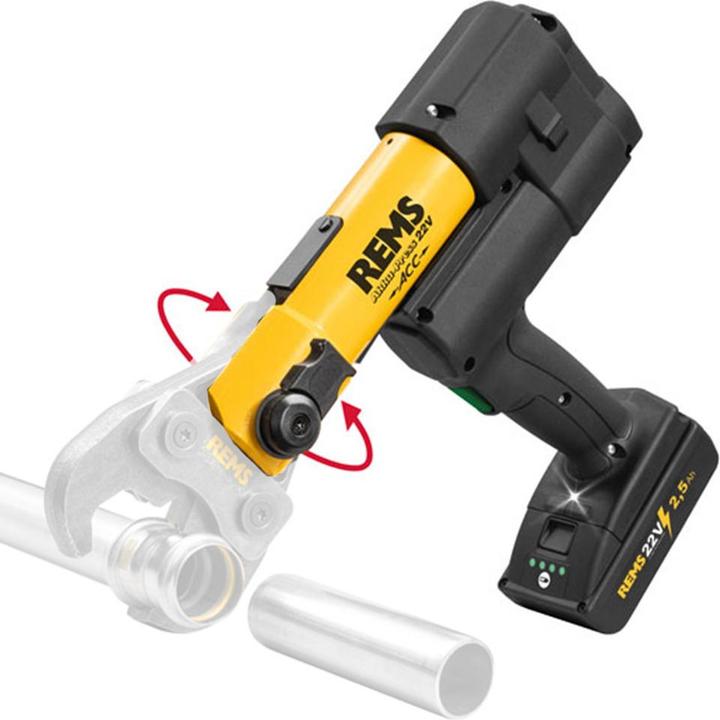 Actual product image Rems Battery Radial Press Battery Press 22V ACC Basic Pack (110 mm)