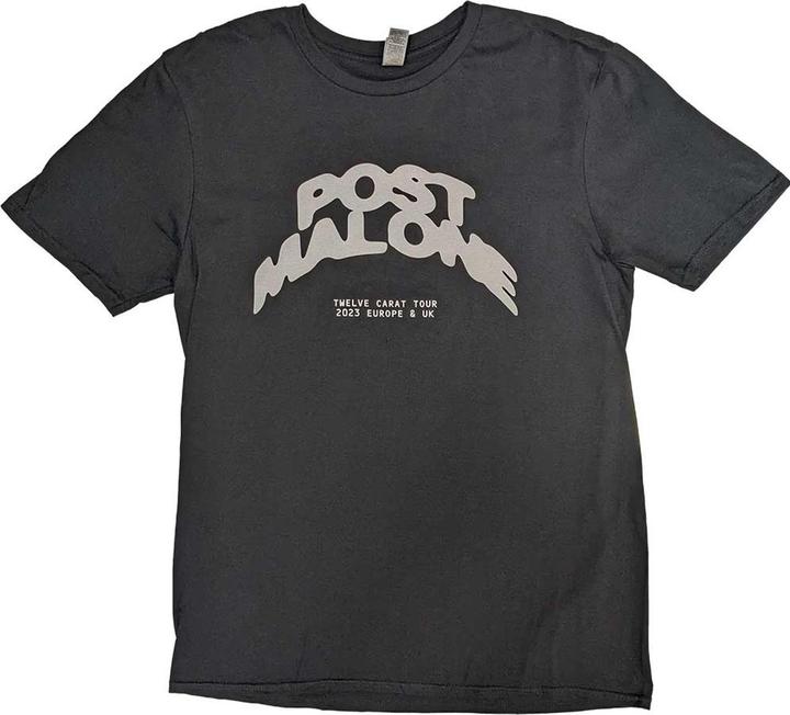 Actual product image Post Malone Unisex Adult 2023 Tour Dates Logo T-Shirt (M)