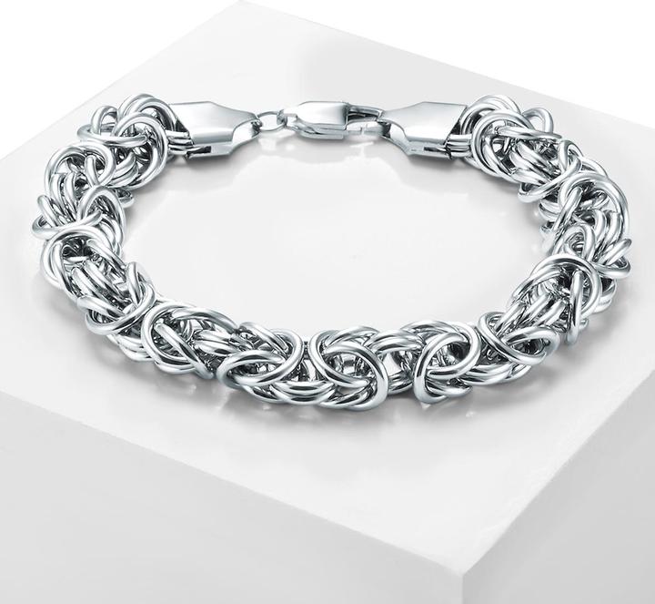 Produktbild True Rebels Herren Edelstahl silber - 26783 (21 cm, Edelstahl)
