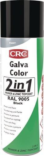 Immagine prodotto CRC Lacca protettiva GalvaColor 2in1, 9005 Deep Black 500 ml (500 ml, Nero profondo (RAL 9005))