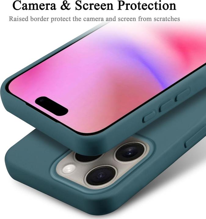 Image du produit Cadorabo Coque pour Apple iPhone 16 PRO MAX TPU Liquid Silicone Case (Apple iPhone 16 Pro Max)