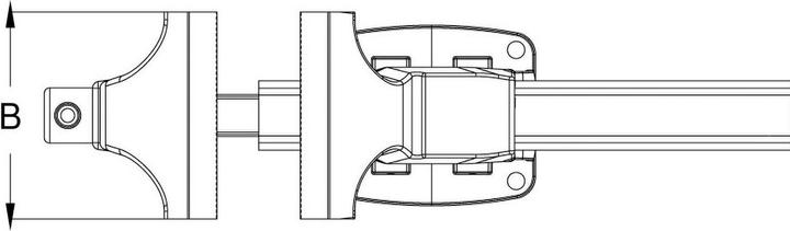 Image du produit KS Tools Etau parallèle avec plateau tournant, longueur de mors 120 mm, avec mors tubulaire (120 mm)