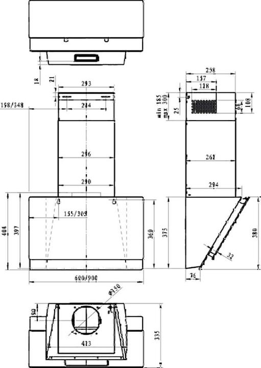 Produktbild Gorenje WHI649EXBG (Wandhaube)