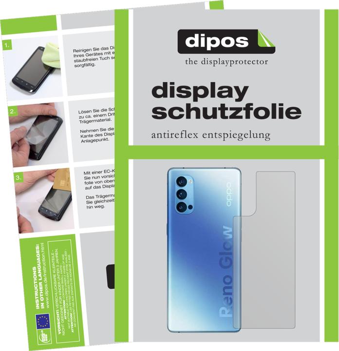 Produktbild Dipos Displayschutzfolie Antireflex (2 Stück, Oppo Reno 4 Pro)