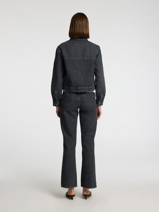 Immagine prodotto Selected Femme Giacca di jeans nera sbiadita (42)