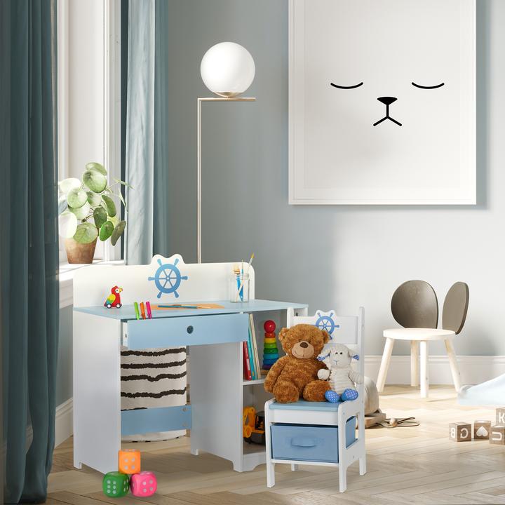 Produktbild Relaxdays Kinderschreibtisch (80 x 40 x 79.5 cm)
