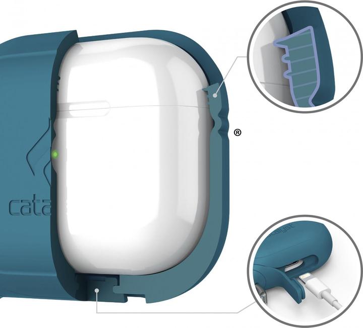 Actual product image Catalyst AirPods 3rd Gen. Waterproof Case Marine Blue (Headphone sleeve)