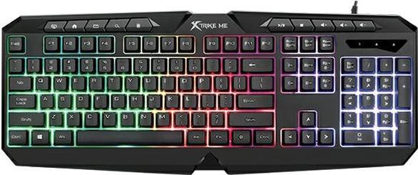Immagine prodotto Xtrike Me Zestaw 4w1 Combo CMX-410 IT słuchawki nauszne + klawiatura + mysz + podkładka czarny/nero