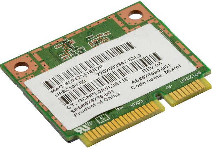 Immagine prodotto HP Atheros AR9462 (Mini PCI Express)