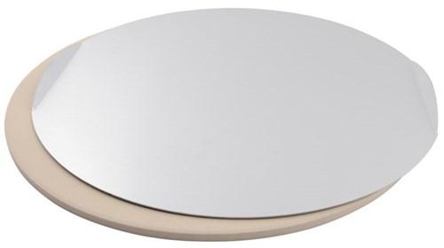 Image du produit Dangrill Pierre à pizza BBQ, ronde, avec plaque en aluminium, 38cm